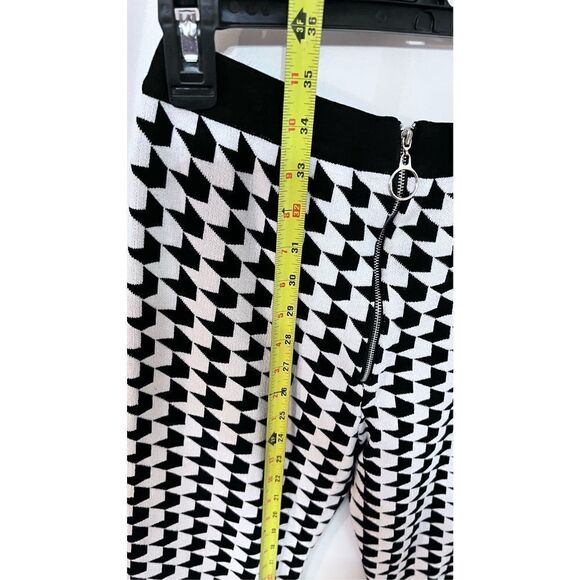 GOOD TIME USA HOUNDSTOOTH BACK ZIP PANTS WOMENS SIZE M - Picture 10 of 12